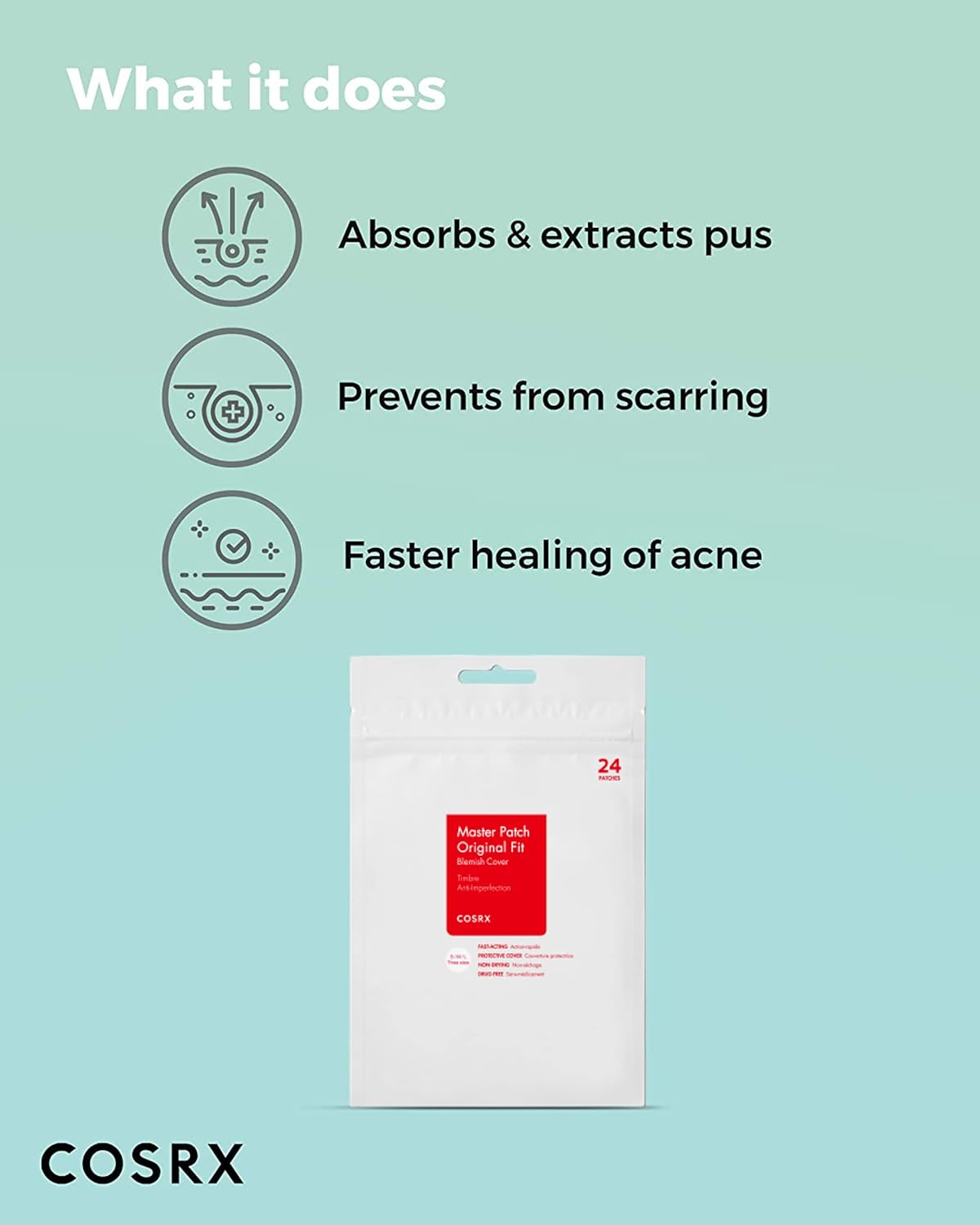Parches COSRX para el acné