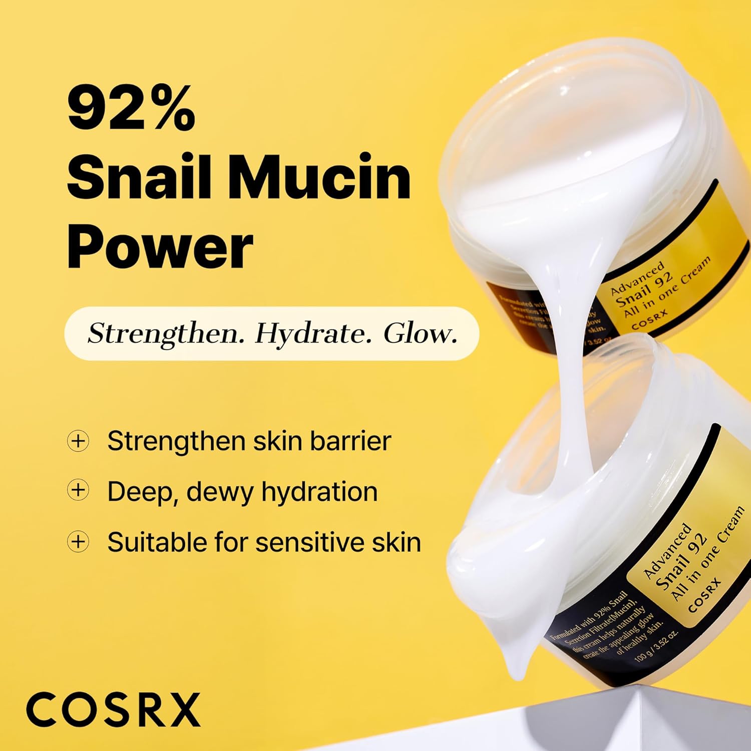 Crema todo en uno COSRX Advanced Snail 92