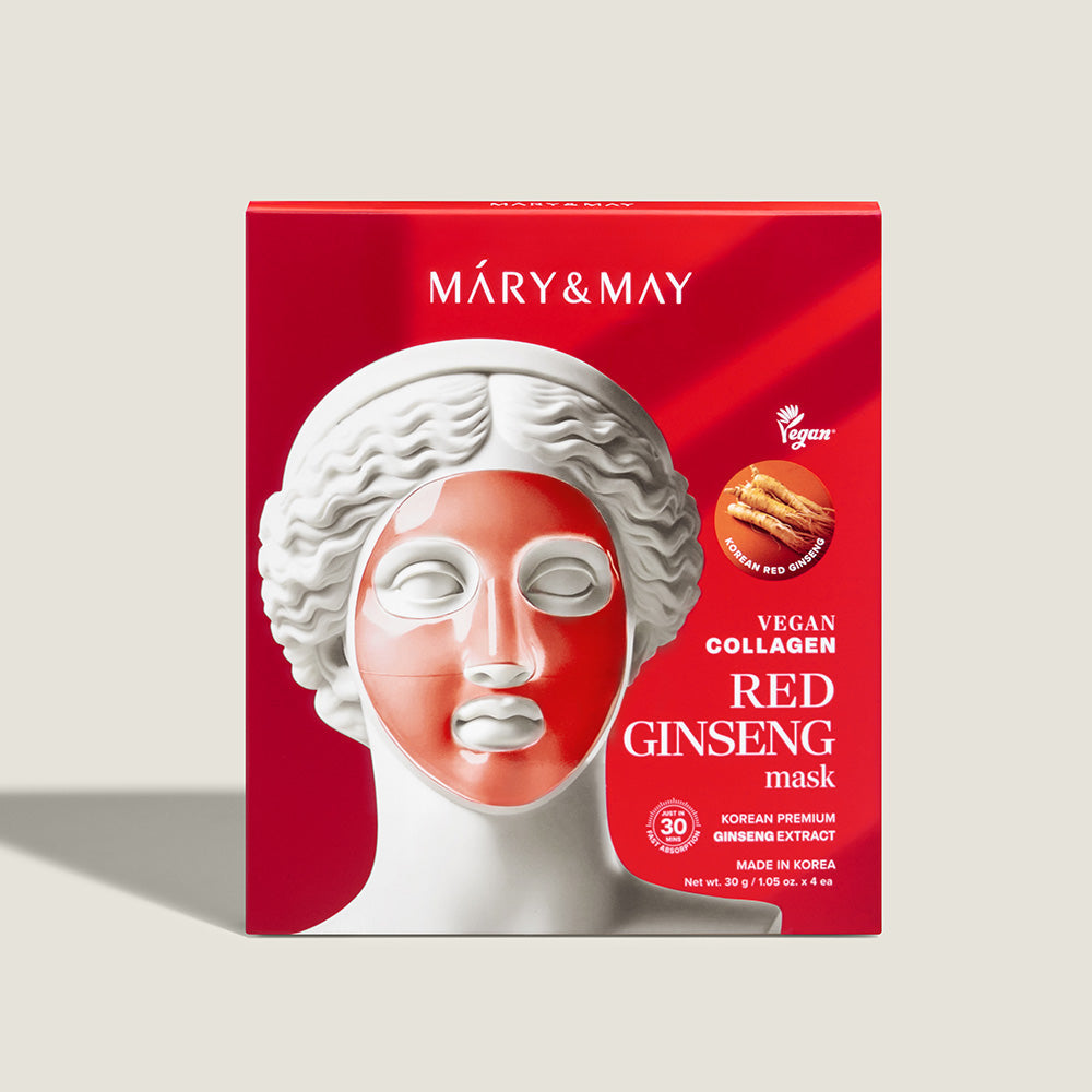 Mary & May mascarilla Ginseng rojo vegano